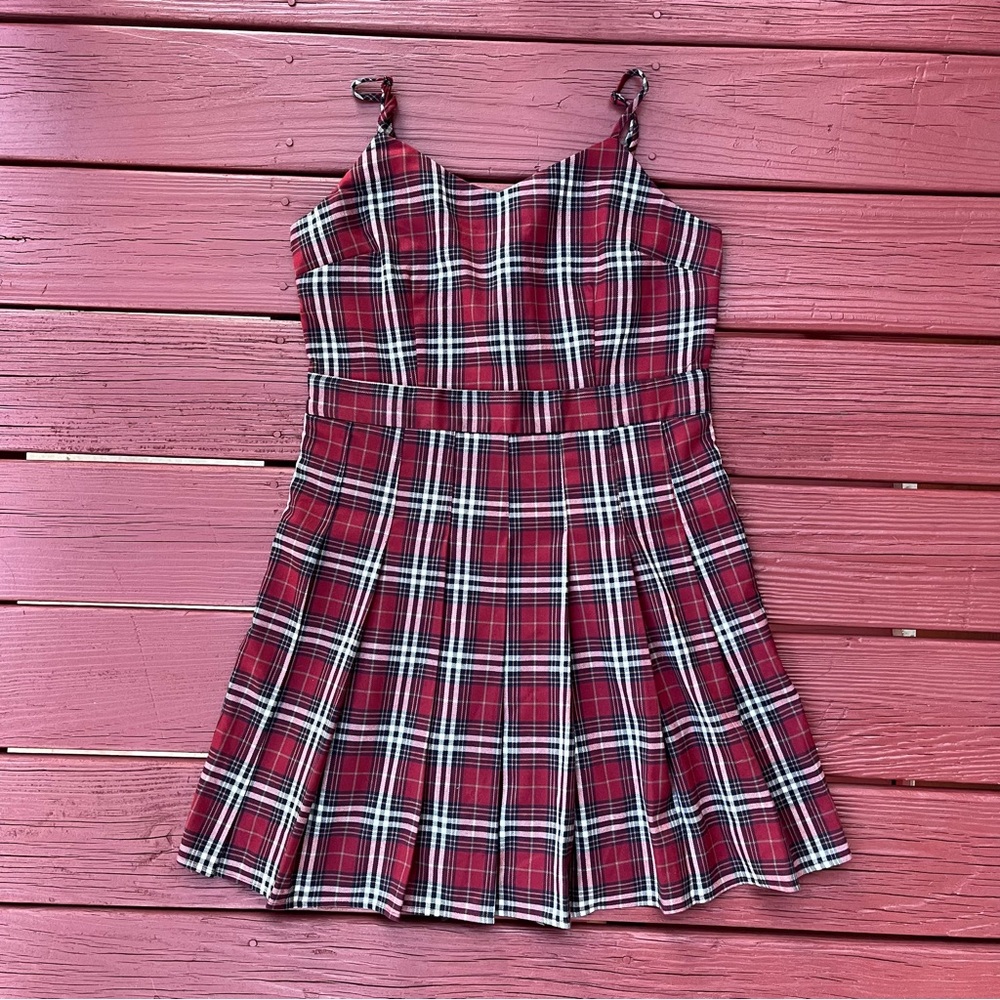 Plaid Red Dress
